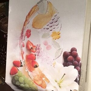 Cornucopia‎ SAVOIR VIVRE CRYSTAL 13”OVAL FRUITS BOWL